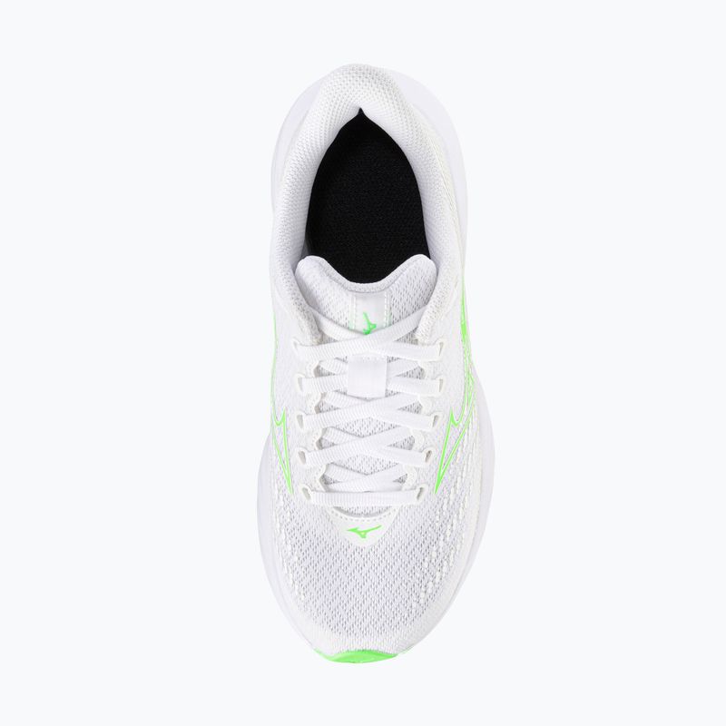Gyerek futócipők Mizuno Enerzy Rider Jr white/glowing apple 5