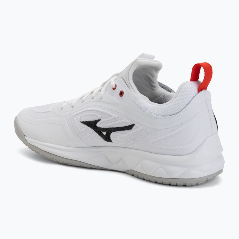 Mizuno Wave Luminous 3 röplabdacipő white/black/fiery red 3