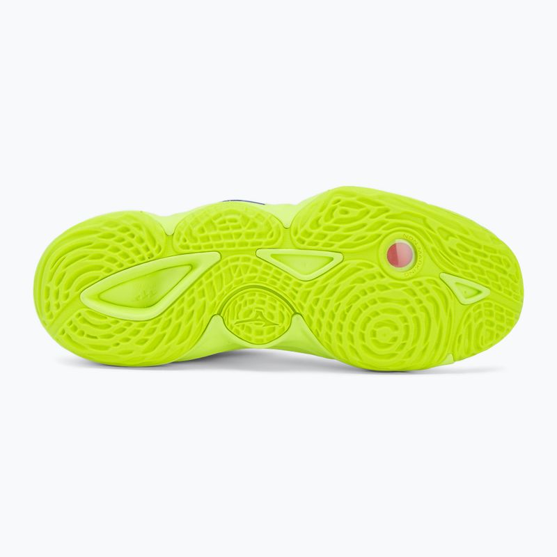 Röplabdacipő Mizuno Wave Momentum Elite white/lightning yellow/dazzling blue 4