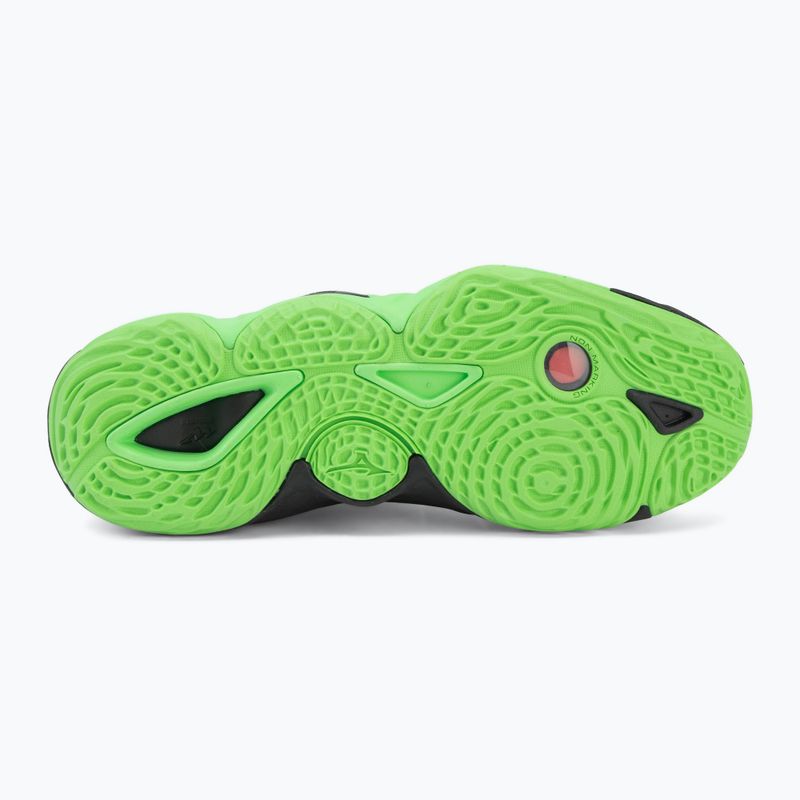 Mizuno Wave Momentum Elite röplabdacipő black/glowing apple/mandarin orange 4