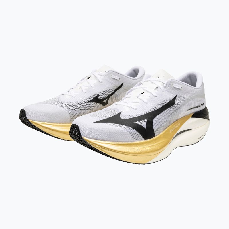 Futócipők Mizuno Hyperwarp Pro white/black/gold 5