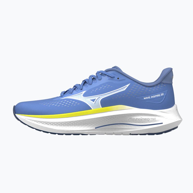 Női futócipő Mizuno Wave Inspire 22 ultramarine/white/lightning yellow 8