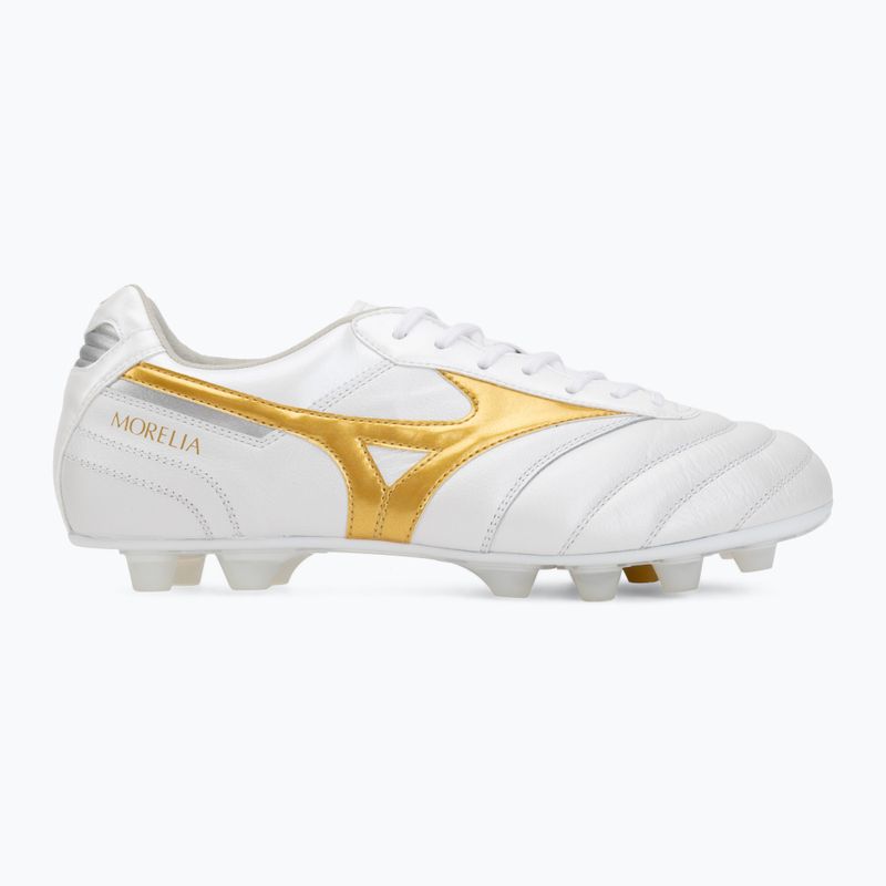 Focicipő Mizuno Morelia II Elite FG white/football gold/galaxy silver 2