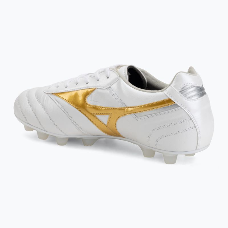 Focicipő Mizuno Morelia II Elite FG white/football gold/galaxy silver 3