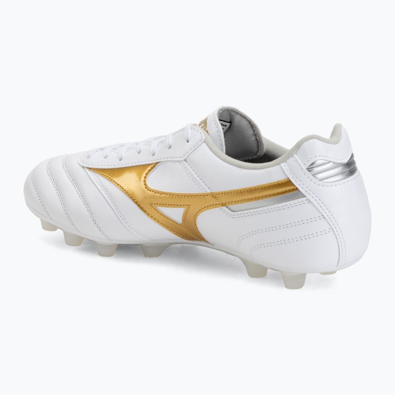 Focicipő Mizuno Morelia II Pro FG white/football gold/galaxy silver 3
