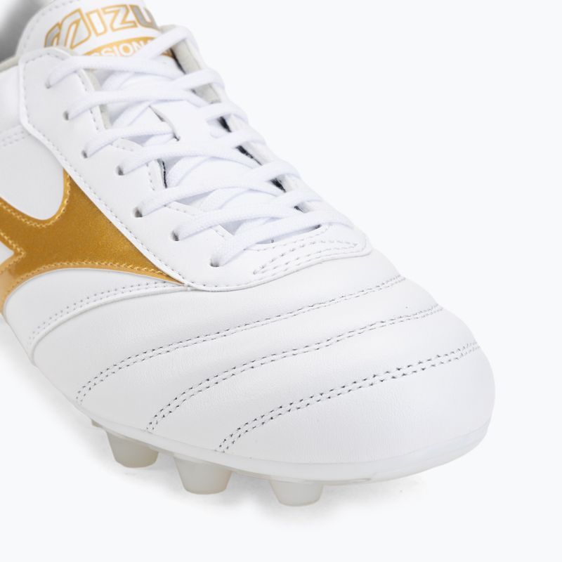 Focicipő Mizuno Morelia II Pro FG white/football gold/galaxy silver 7