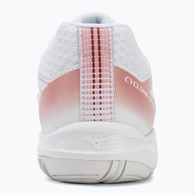 Női röplabdacipő Mizuno Cyclone Speed 5 white/rose elegance/lava falls 6
