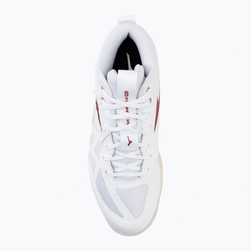 Női röplabdacipő Mizuno Wave Momentum Pro Mid white/rose elegance/lava falls 5