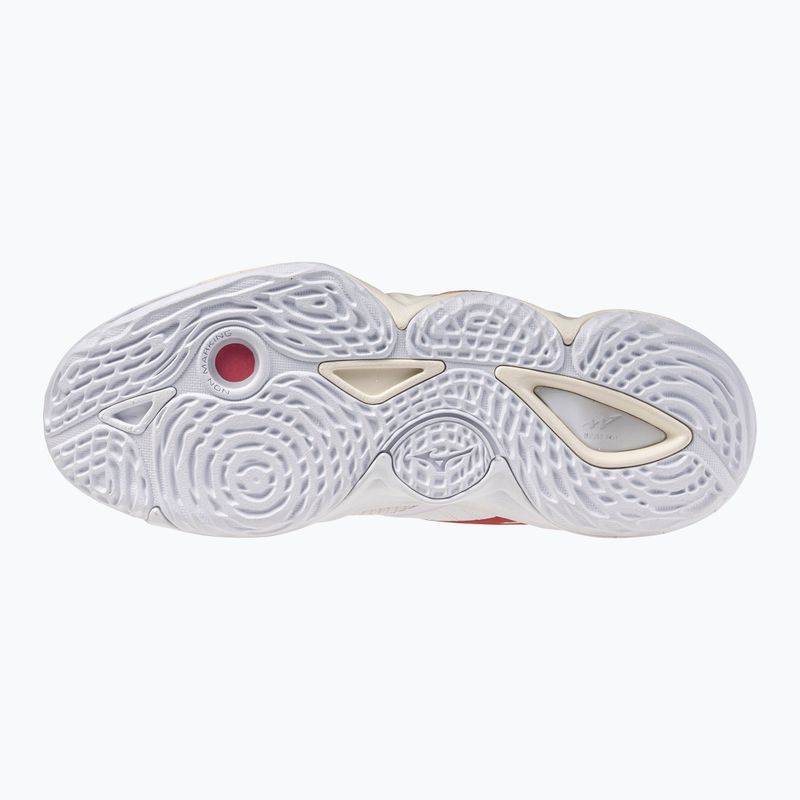 Női röplabdacipő  Mizuno Wave Momentum Elite Mid White/Rose Elegance/Lava Falls 2
