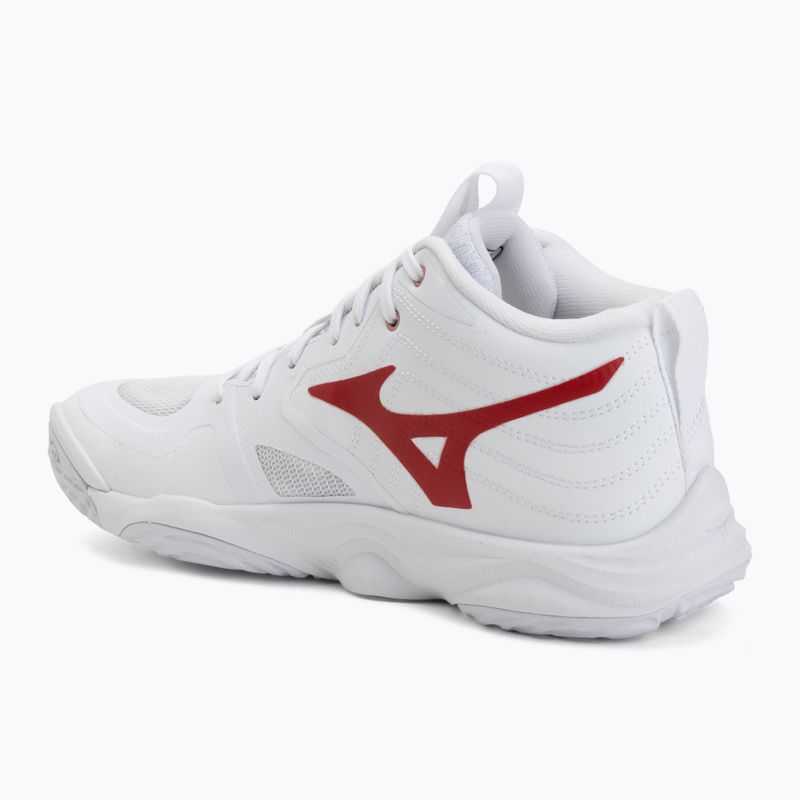Női röplabdacipő Mizuno Wave Momentum Elite Mid White/Rose Elegance/Lava Falls 3
