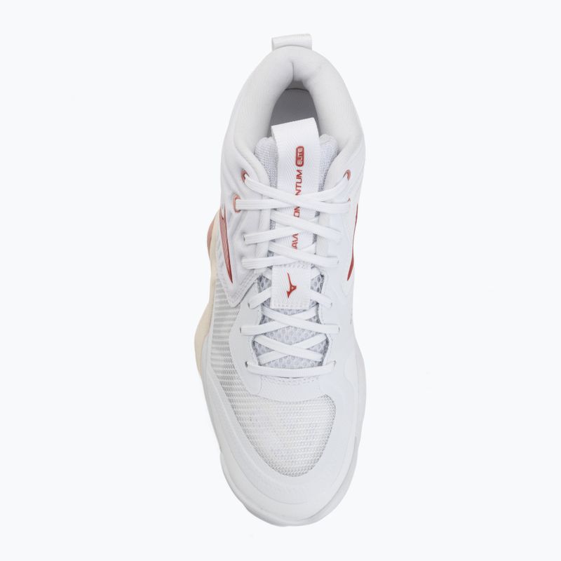 Női röplabdacipő Mizuno Wave Momentum Elite Mid White/Rose Elegance/Lava Falls 5