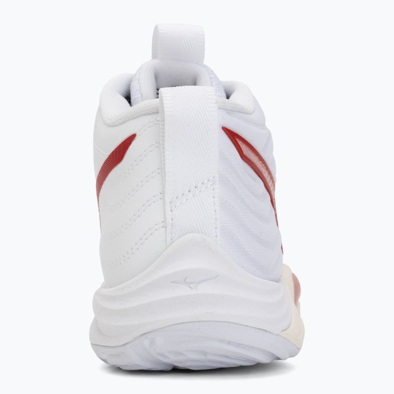Női röplabdacipő Mizuno Wave Momentum Elite Mid White/Rose Elegance/Lava Falls 6