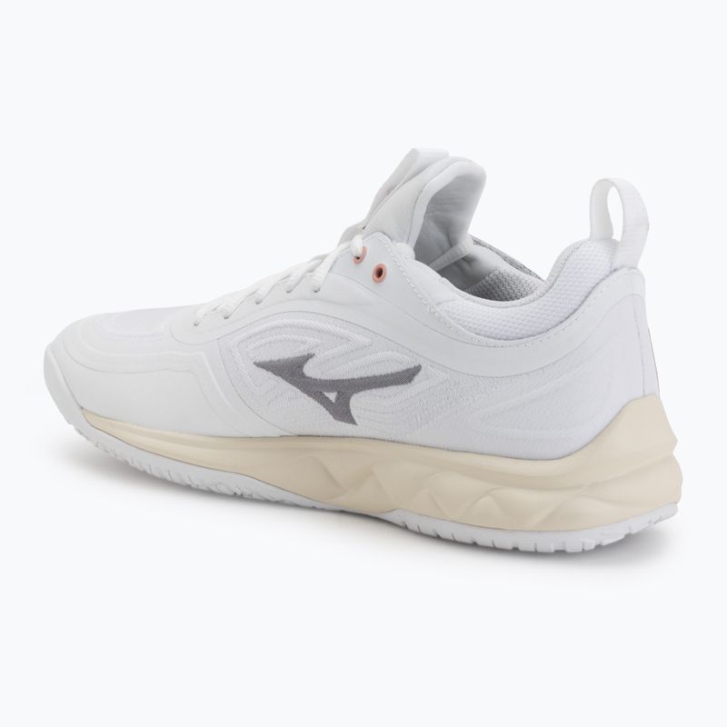 Mizuno Wave Luminous 3 röplabdacipő white/rose elegance/lava falls 2