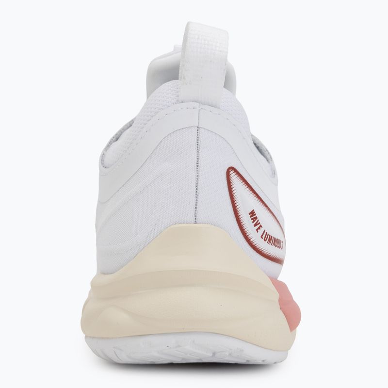 Mizuno Wave Luminous 3 röplabdacipő white/rose elegance/lava falls 6