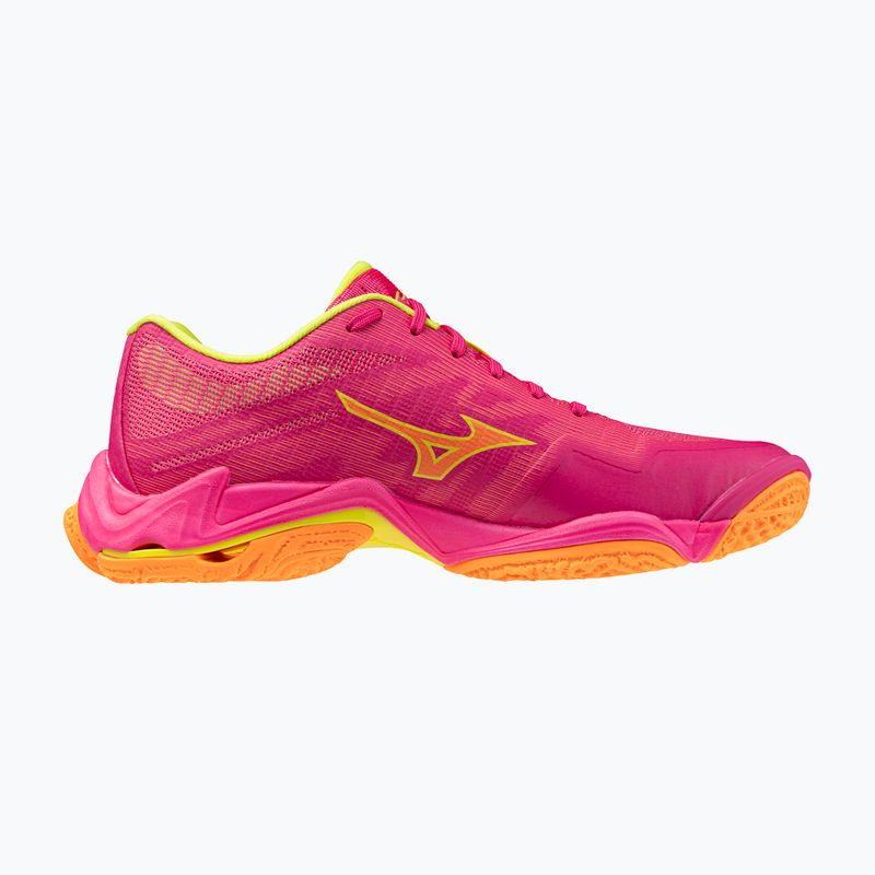 Röplabda cipő Mizuno Wave Lightning Elite pink tetra/fortune yellow/ligh 2