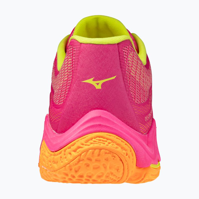 Röplabda cipő Mizuno Wave Lightning Elite pink tetra/fortune yellow/ligh 3