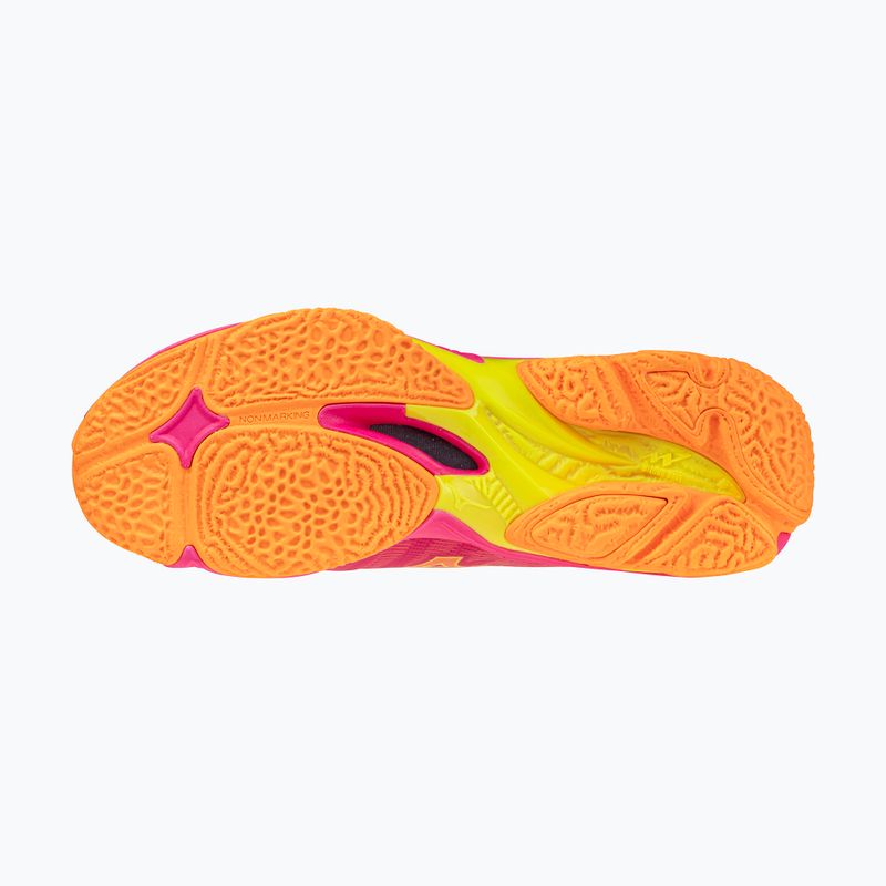 Röplabda cipő Mizuno Wave Lightning Elite pink tetra/fortune yellow/ligh 4