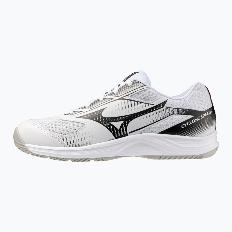 Röplabdacipő Mizuno Cyclone Speed 5 white/black/fiery red 8