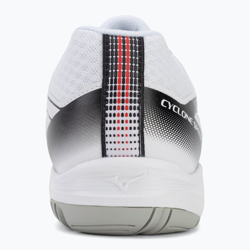 Röplabdacipő Mizuno Cyclone Speed 5 white/black/fiery red 6