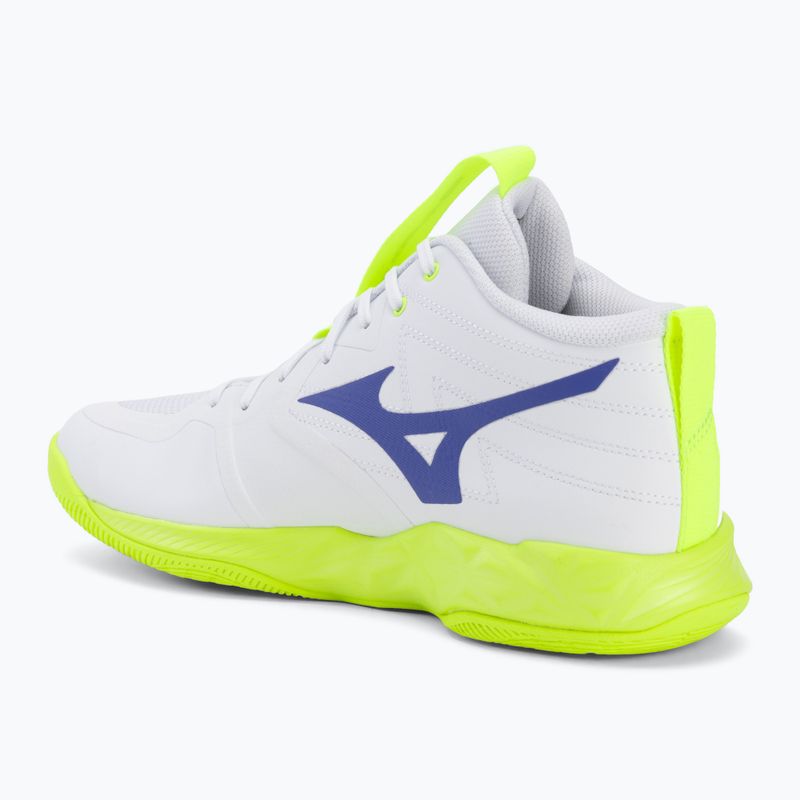 Röplabdacipő Mizuno Wave Momentum Pro Mid white/lightning yellow/dazzling blue 3
