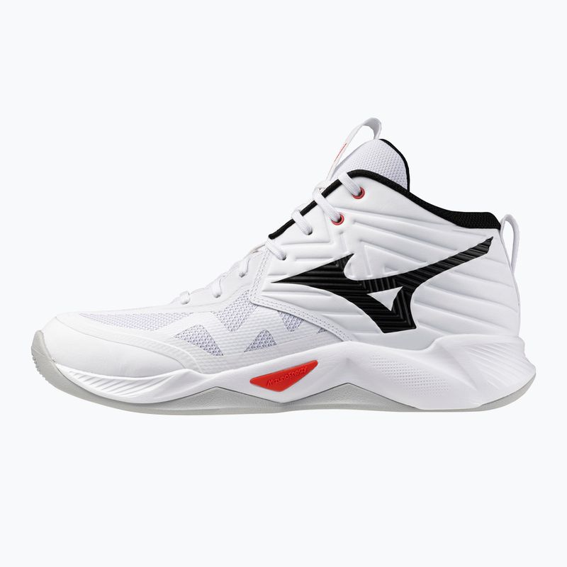Röplabdacipő Mizuno Wave Momentum Pro Mid white/black/fiery red 8