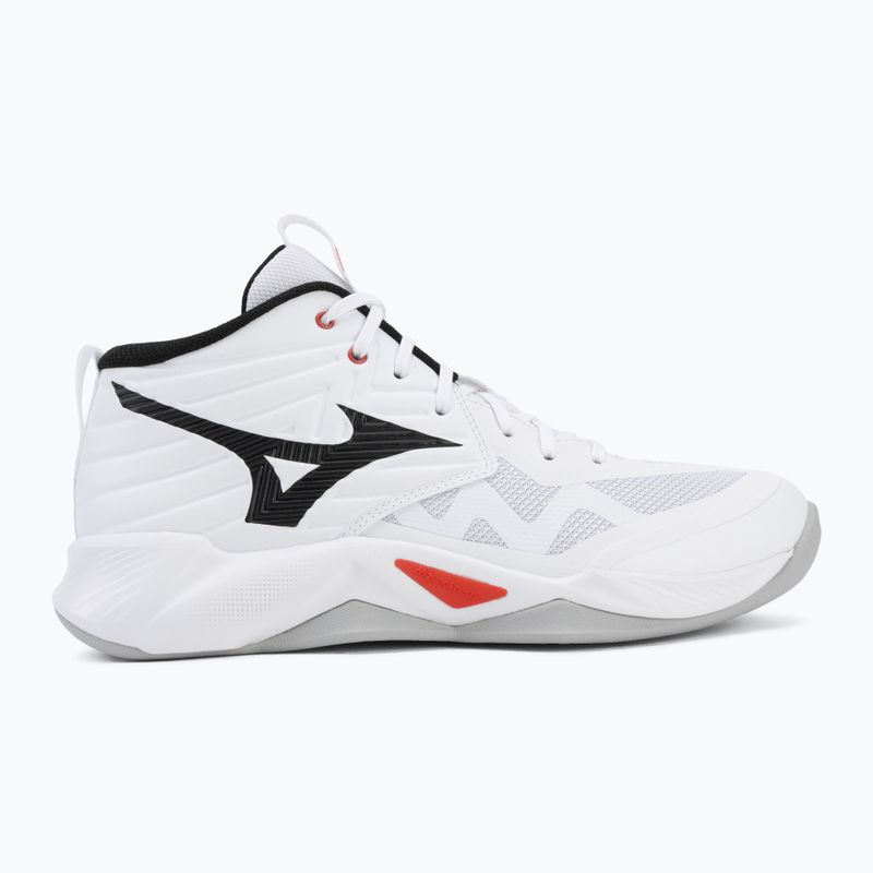Röplabdacipő Mizuno Wave Momentum Pro Mid white/black/fiery red 2