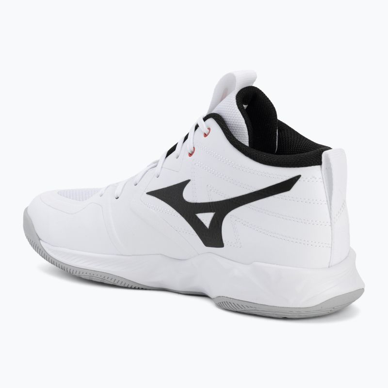 Röplabdacipő Mizuno Wave Momentum Pro Mid white/black/fiery red 3