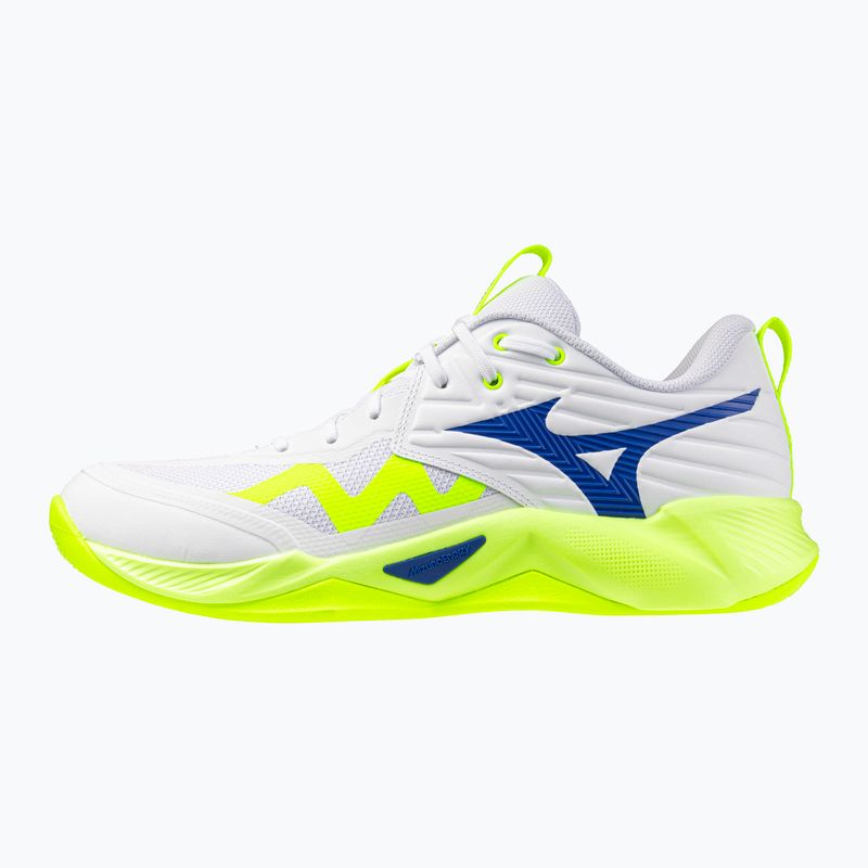 Röplabdacipő Mizuno Wave Momentum Pro white/lightning yellow/dazzling blue 8