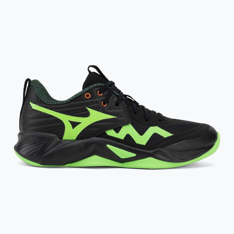 Röplabdacipő Mizuno Wave Momentum Pro black/glowing apple/mandarin orange 2