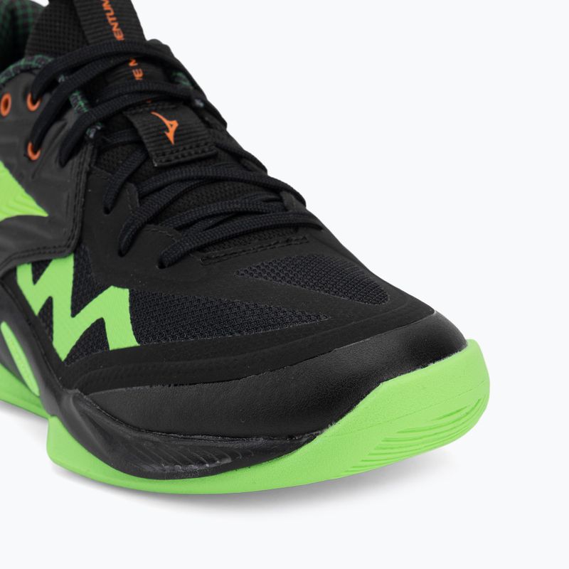 Röplabdacipő Mizuno Wave Momentum Pro black/glowing apple/mandarin orange 7