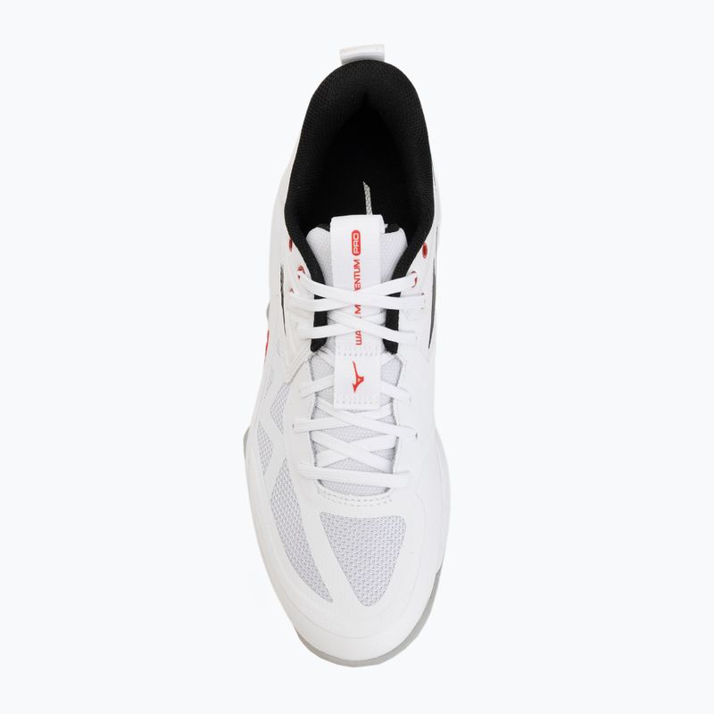 Röplabda cipő Mizuno Wave Momentum Pro white/black/fiery red 5