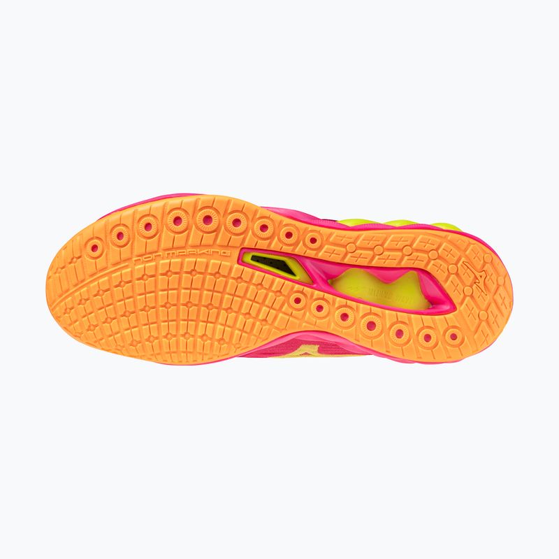 Röplabda cipő Mizuno Wave Luminous 3 mugen pink tetra/fortune yellow/ligh 4