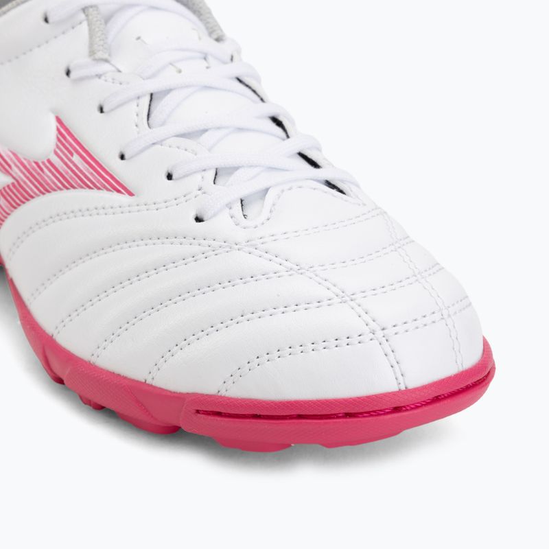 Gyerek focicipő Mizuno Monarcida Neo III Select Jr AS white/fuchsia purple 7