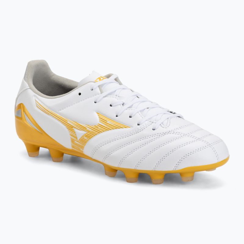 Futballcipő Mizuno Morelia Neo IV Pro FG white/mp gold/cool gray 3c