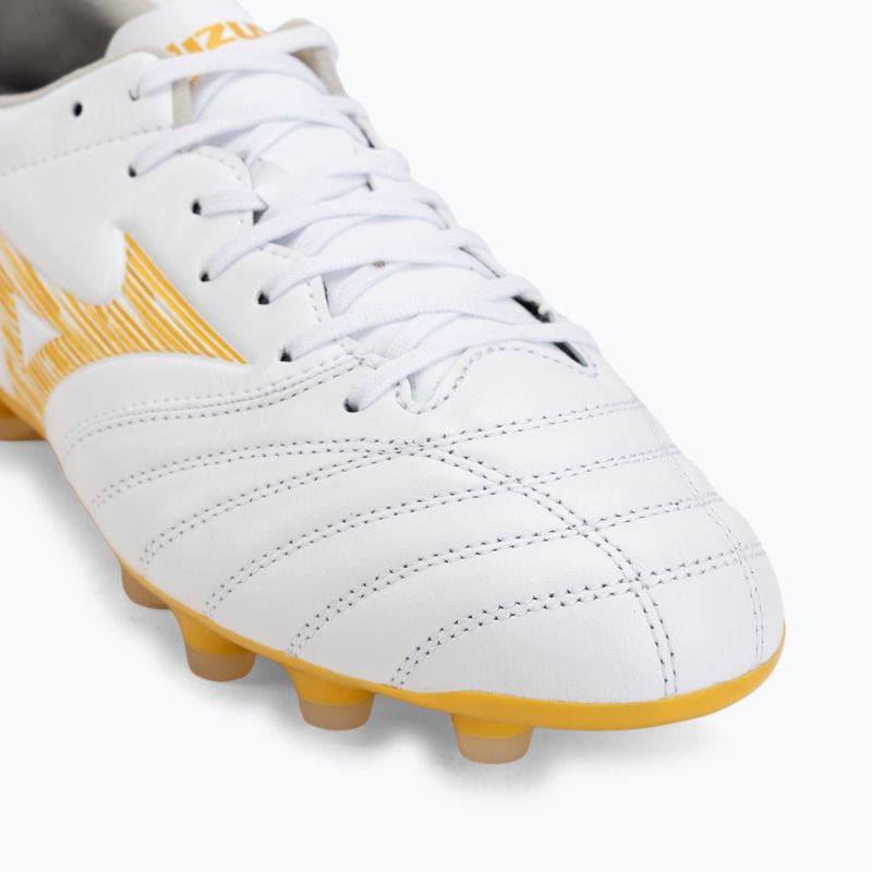 Futballcipő Mizuno Morelia Neo IV Pro FG white/mp gold/cool gray 3c 7