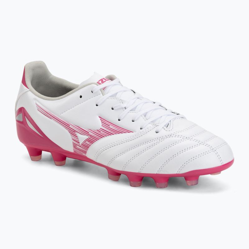 Focicipő Mizuno Morelia Neo IV Pro FG white/fuchsia purple/fuchsia purple