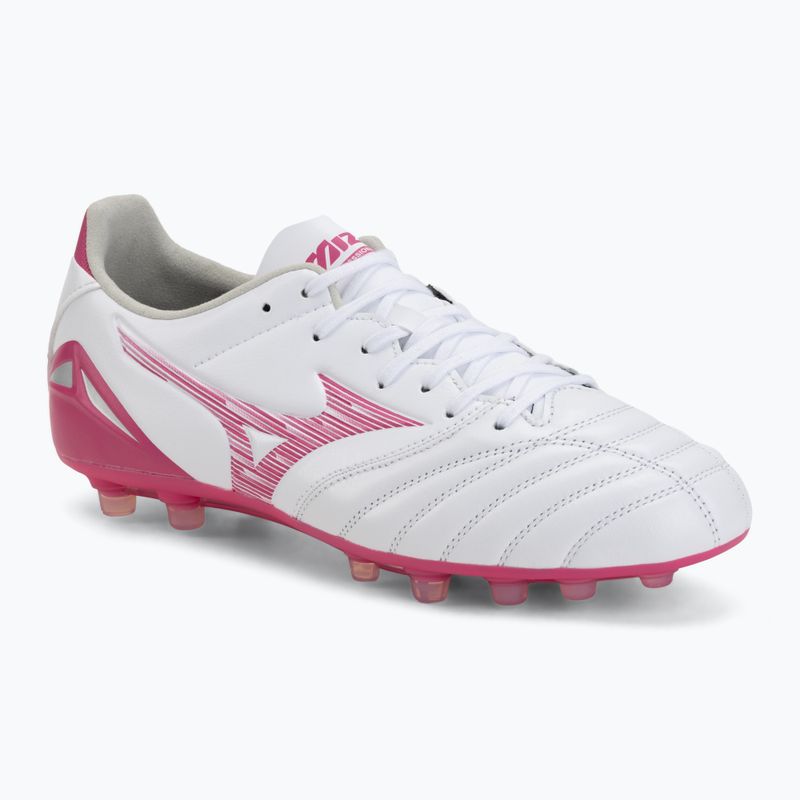 Focicipő Mizuno Morelia Neo IV Pro AG white/fuchsia purple/fuchsia purple