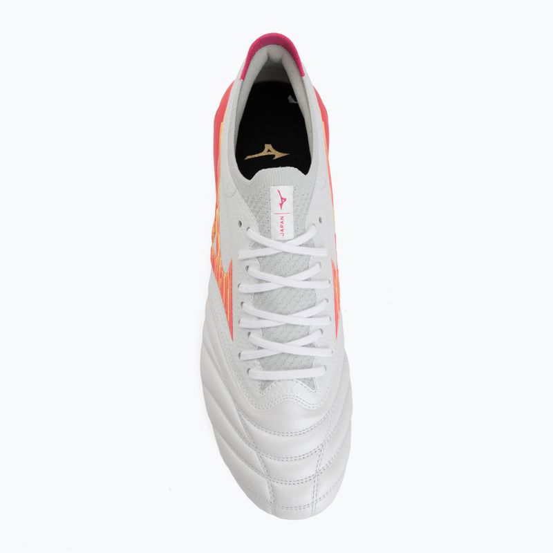 Focicipők Mizuno Morelia Neo IV Beta Japan FG white/pink tetra/fuchsia purple 5