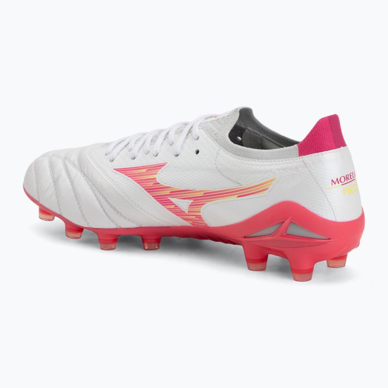 Focicipők Mizuno Morelia Neo IV Beta Elite FG white/pink tetra/fuchsia purple 3