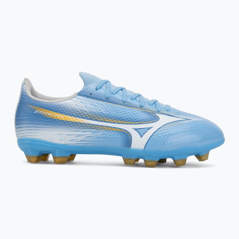 Gyerek focicipő Mizuno Alfa III Select Jr FG sky blue/white 2