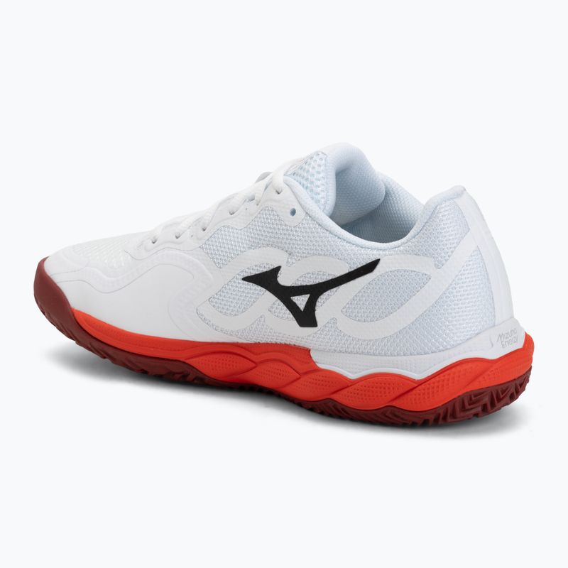 Férfi teniszcipő Mizuno Wave Enforce Court CC fiery red/white/sun-dried tomato 3