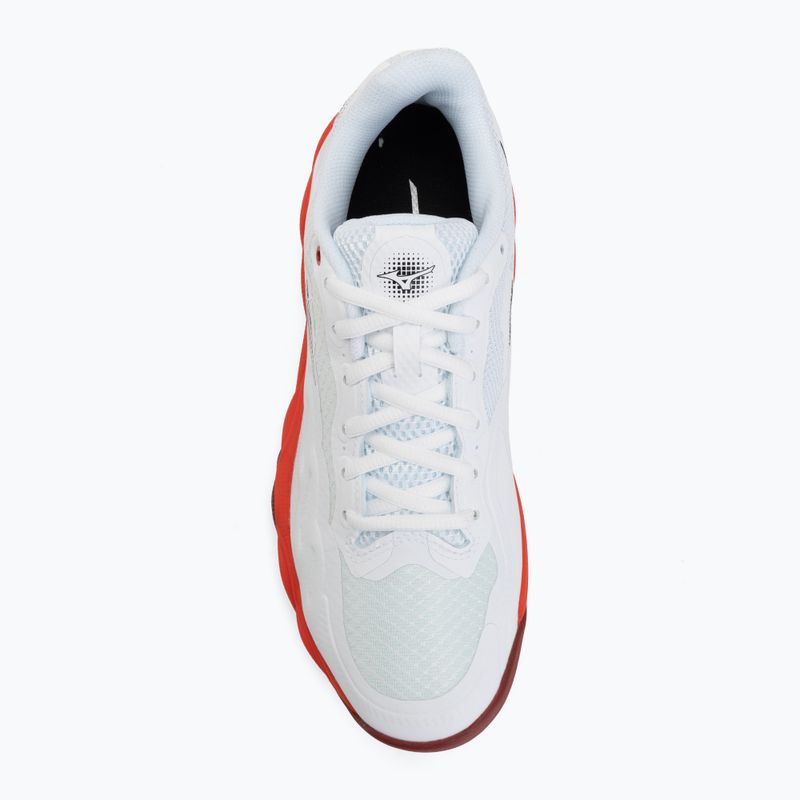Férfi teniszcipő Mizuno Wave Enforce Court CC fiery red/white/sun-dried tomato 5