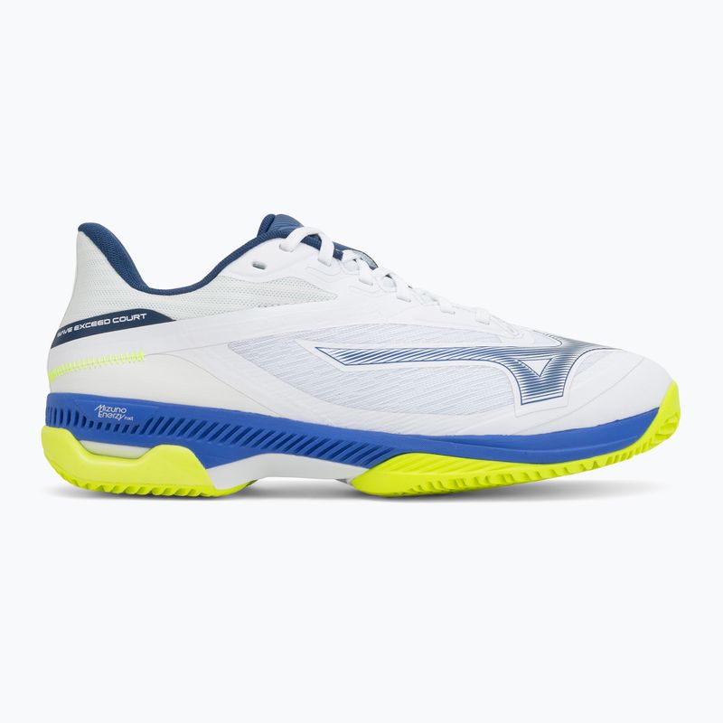 Teniszcipő Mizuno Wave Exceed Court CC white/dazzling blue/lightning 2