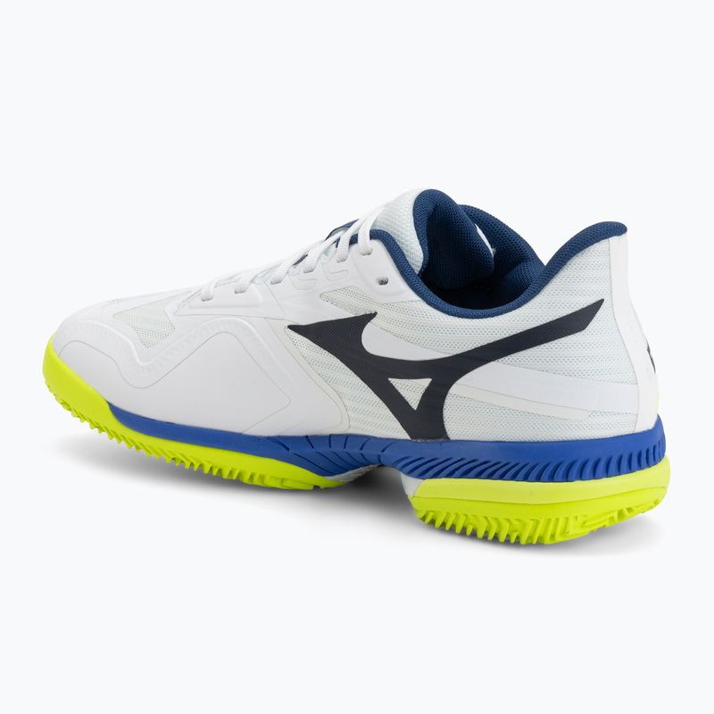 Teniszcipő Mizuno Wave Exceed Court CC white/dazzling blue/lightning 3