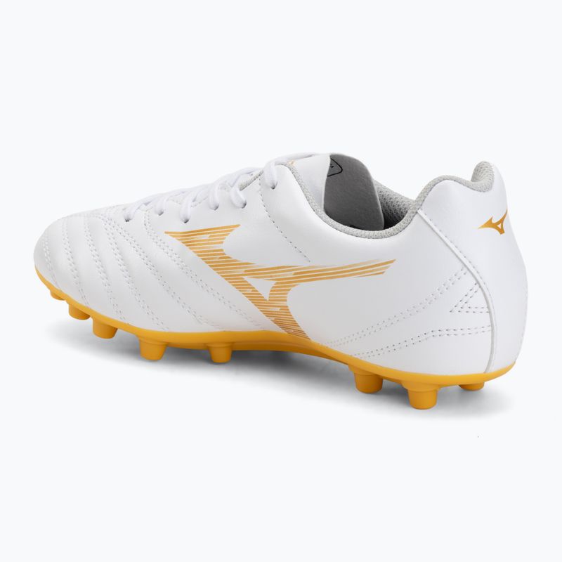 Gyerek focicipő Mizuno Monarcida Neo III Select AG white/mp gold 3