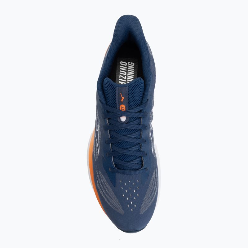 Férfi futócipők Mizuno Wave Skyrise 7 estate blue/white/coral rose 5