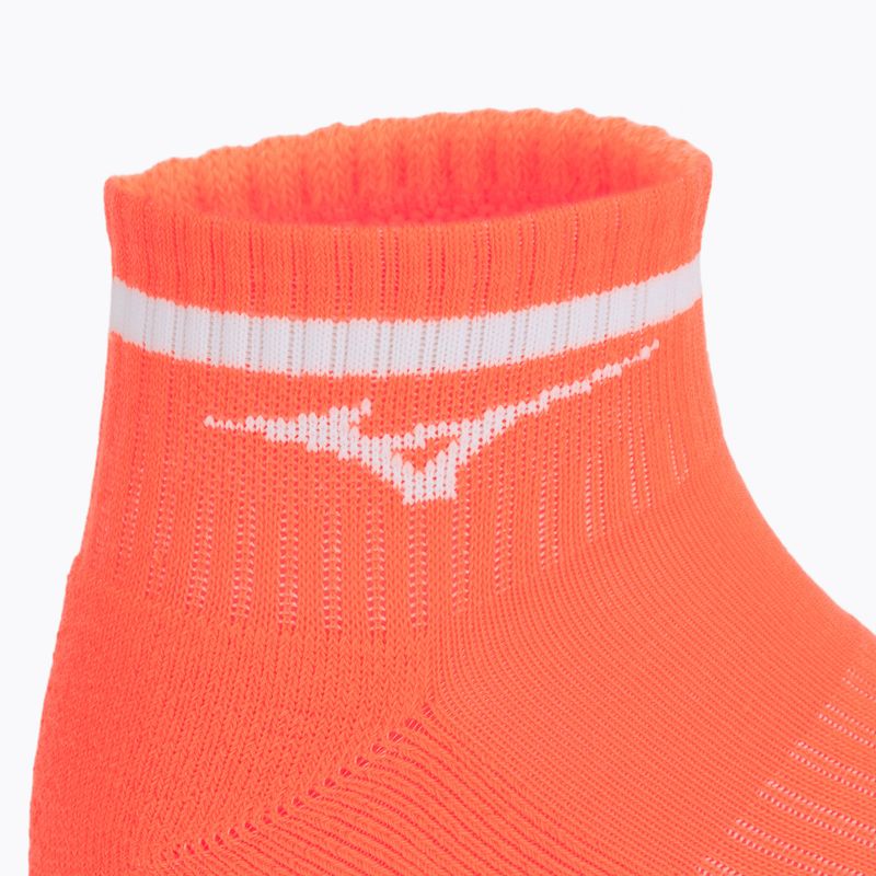 Zokni Mizuno Training Mid With Line Lava Orange 3