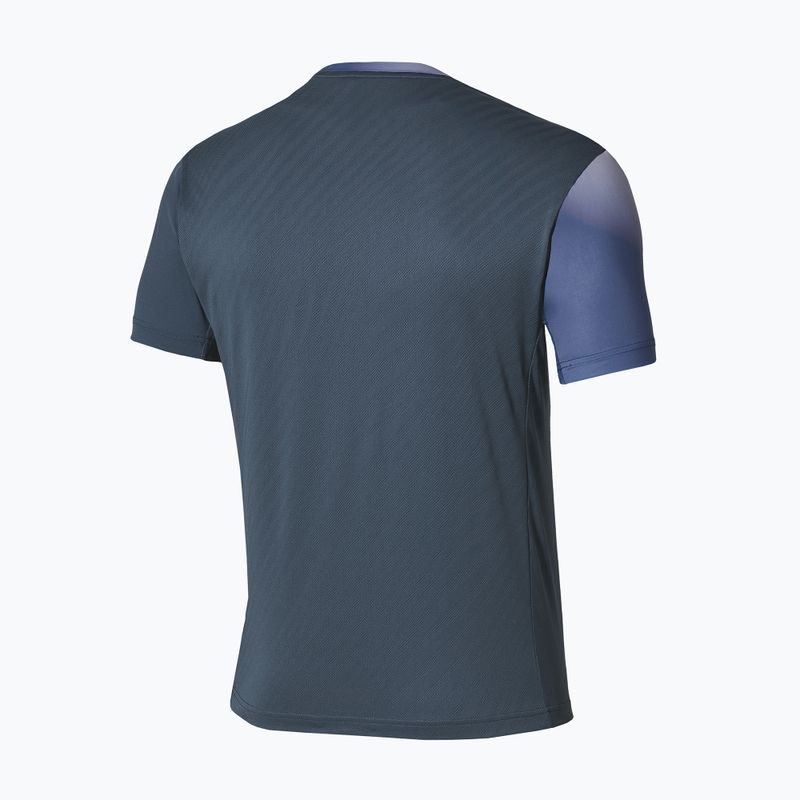 Férfi teniszpóló Mizuno Graphic Short Sleeve Tee insigna blue 2