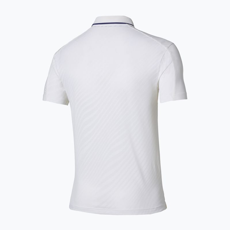 Férfi teniszpóló Mizuno Tennis Short Sleeve Polo white 2