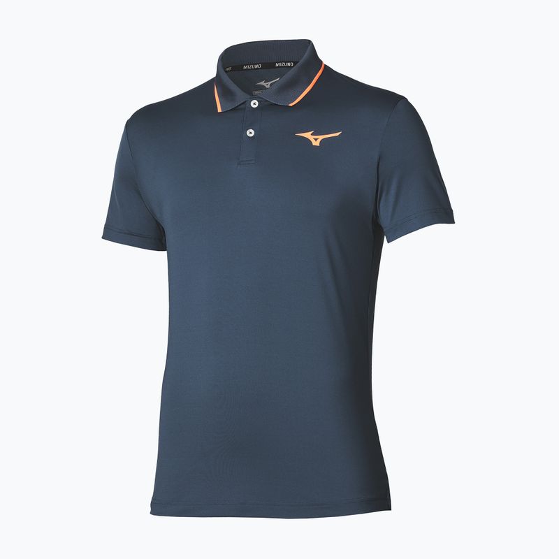 Férfi teniszpóló Mizuno Tennis Short Sleeve Polo insigna blue
